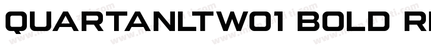 QuartanLTW01 Bold Regular字体转换